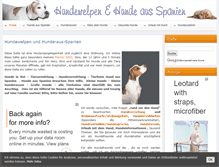 Tablet Screenshot of hundewelpen-und-hunde-aus-spanien.info